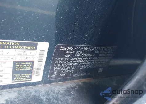 2017 Jaguar Xe 25T Premium from USA, damaged, VIN SAJAD4BG3HA962052